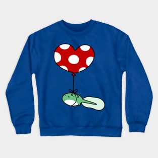 Heart Balloon Tadpole Crewneck Sweatshirt